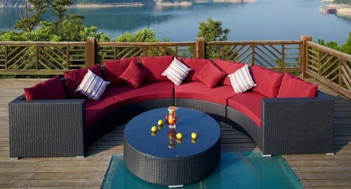 outdoor wicker furniture rattan sofa sets