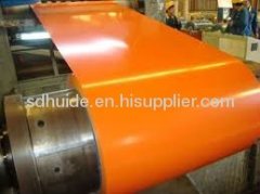 red color PPGI ,color coated steel coil