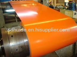 red color PPGI ,color coated steel coil