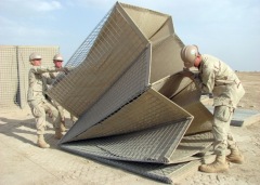 Galvanized Hesco bastion