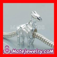 Silver animal european charms