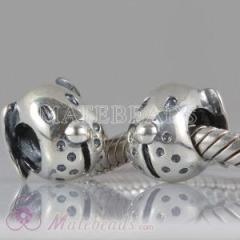 Wholesale chamilia european dog charm beads fits chamilia jewelry bracelet