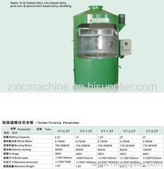 tin solder industrial melting furnace