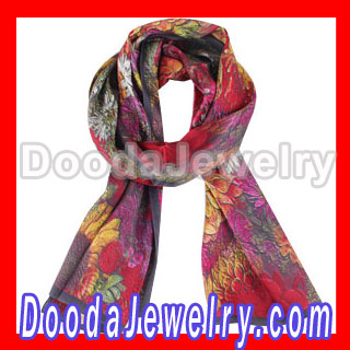 oscar de la renta silk scarf Cheap