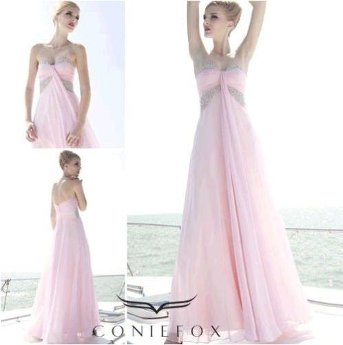 formal beach dresses on Pink Beach Formal Dresses  A Line Custom Beading Women Formal Dresses