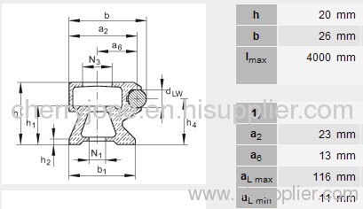 LFS32-CH Guideways bearing