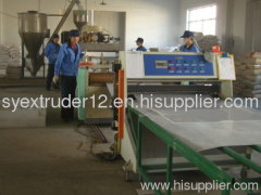 PE plate production line machine1