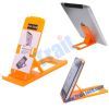 Desk Orange Plastic Adjustable Holder Stand for Apple iPad 2 iPhone 4/4S