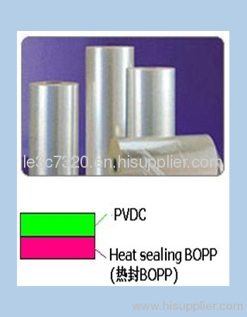 PVDC heat sealing BOPP