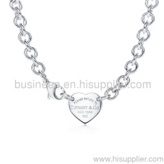 Tiffany&Co 1837 Heart necklace