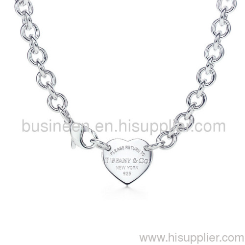 Tiffany&Co 1837 Heart necklace