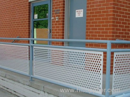 perforated metal decorative fence