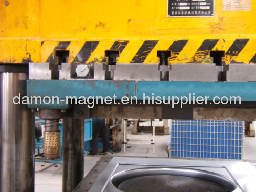 die clamping system; electro permanent magnetic platen