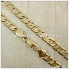 gold-plated necklace 1410005 IGP FJ jewelry