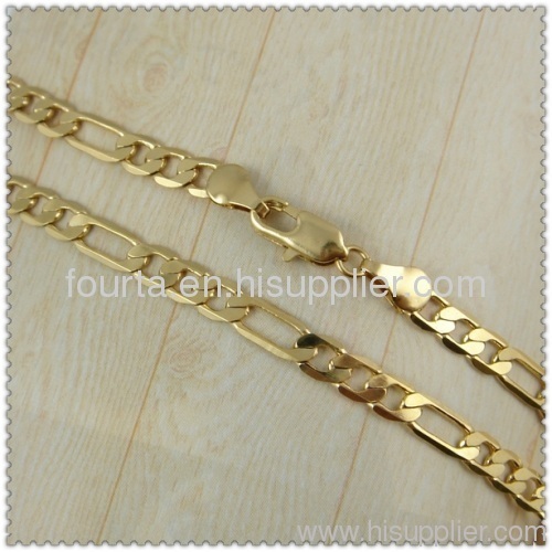 gold-plated necklace 1410006 IGP FJ jewelry