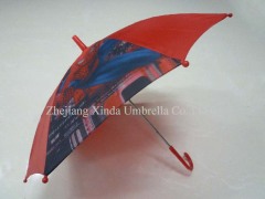 8k small straight/stick heat transfer manual openchild/children cartoon umbrella