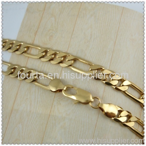 gold-plated necklace IGP FJ jewelry