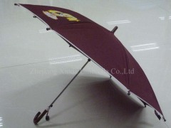 straight/stick auto open pongee child/children cartoon umbrella