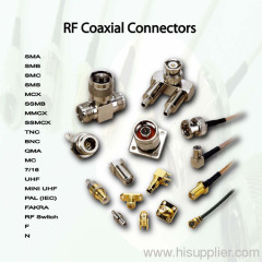 RF connectors & cable assemblies, Audio / Video application & Industrial Application signal/power connector