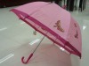 straight/stick manual open apoollo child/children cartoon umbrella