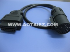 Automotive wire with MB 16-pin OBD2/OBDII cable