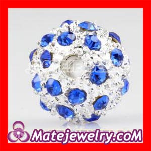 Blue Shamballa StyleCrystal Ball