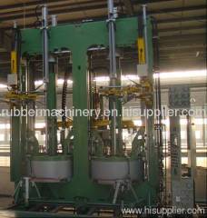 Tire vulcanizing press