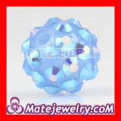 Blue plastic crystal beads