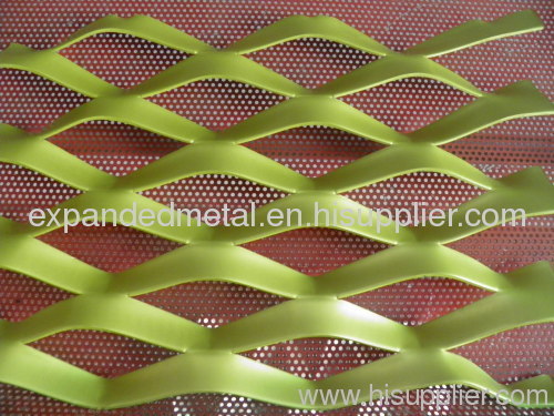 coated expanded plastic metal