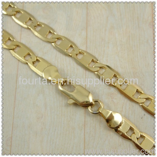 gold plated necklace FJ 1410062 IGP