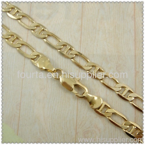 gold plated necklace FJ 1410115 IGP