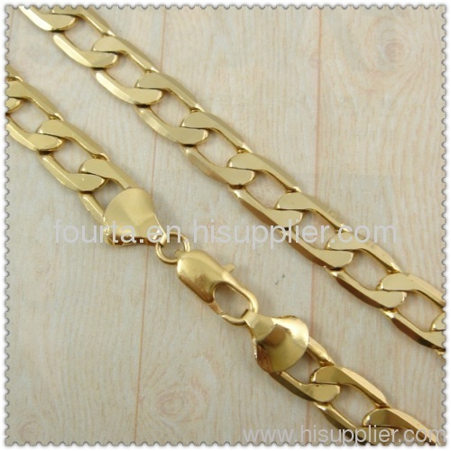 gold plated necklace FJ 1410123IGP