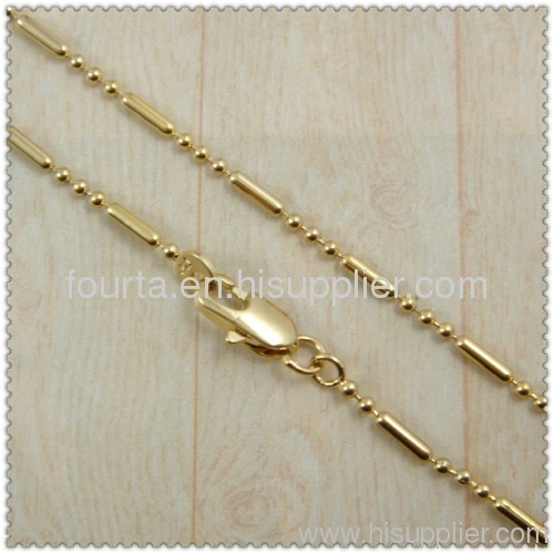 gold plated necklace FJ 1420008 IGP