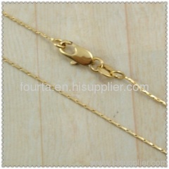 gold plated necklace FJ1420012 IGP