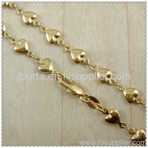 gold plated necklace FJ 1420023 IGP