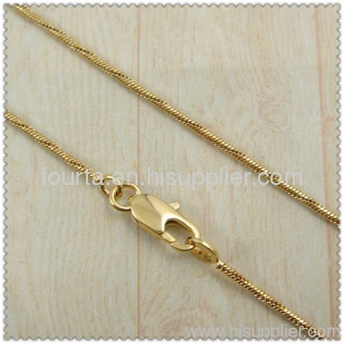 gold plated necklace FJ 1420036 IGP