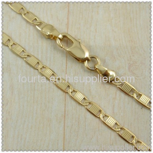 gold plated necklace FJ 1420066 IGP