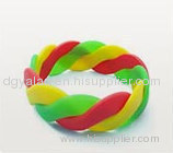 Colorful silicone energy bracelets
