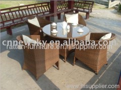 Home Furniture Rattan Dining Set