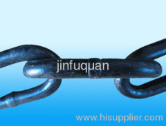 Unstudded anchor chain