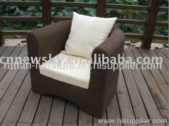 Outdoor rattan furniture single chair