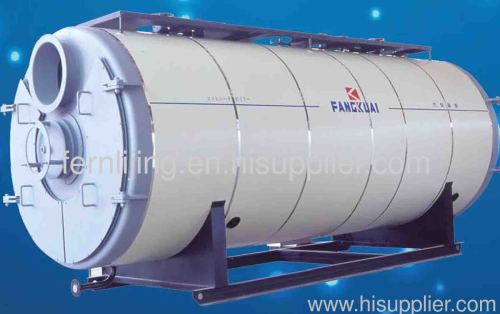 horizontal hot water boiler