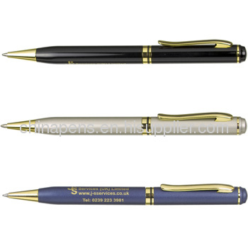 high quality metal hotel pen for promotional use