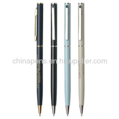 slim hotel use metal pen