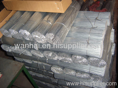 galvanized cut wires in construction binding