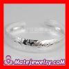 european Stylish Sterling Silver 13mm Cloud Engraved Pattern Bangle Bracelet