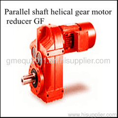 Parallel shaft helical gear motor