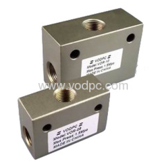 Pneumatic shuttle valve