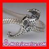 european antique sterling silver seahorse style beads