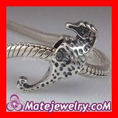 european seahorse charm beads